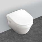 GEBERIT - Kombifix Modul pro závěsné WC s tlačítkem Sigma01, lesklý chrom + Villeroy Boch - WC a sedátko, DirectFlush, SoftClose, CeramicPlus 110.302.00.5 NB2