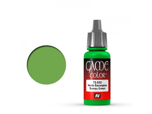 Vallejo Game Color 72032 Escorpena Green 18 ml