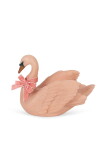 Konges Sløjd Noční LED lampička Pink Swan, růžová barva, plast