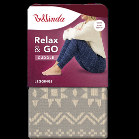 Dámské zimní legíny RELAX & GO CUDDLE LEGGINGS - BELLINDA - šedá S