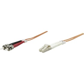 Intellinet 470360 optické vlákno optické vlákno kabel [1x zástrčka LC - 1x ST zástrčka] 50/125 µ Multimode OM2 1.00 m