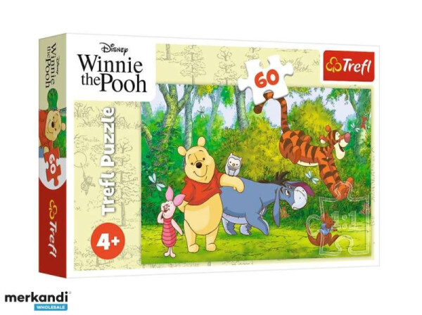 Puzzle Medvídek Pú: Chuť medu 60 dílků