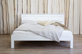 ARTEN (NANO Systems s.r.o.) Rustikální manželská postel POPRAD ACC01 - bílý vosk ROZMĚR: 180 x 200 cm