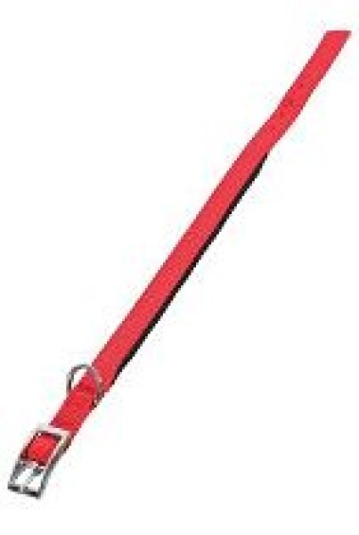 Obojek pes SOFT NYLON červený 20mm/40cm Zolux