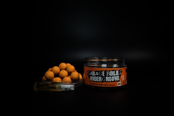 G.B.U. Plovoucí boilies Zeppelin Pop Ups Broskev-Pepř - 14mm 40g,G.B.U. Plovoucí boilies Zeppelin Pop Ups Broskev-Pepř - 14mm 40g