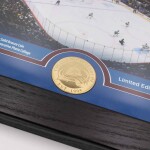 Obraz Colorado Avalanche NHL 3-Time Stanley Cup Champions Bronze Coin
