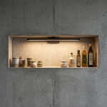 Koupelnové nástěnné LED svítidlo APP1868-1W 80 cm Black OSW-66024