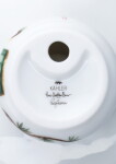 KÄHLER Porcelánový svícen Mushroom Hammershøi Christmas 6 cm, bílá barva, porcelán