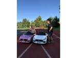 Mamido Elektrické autíčko Cabrio Fast Wing lakované růžové