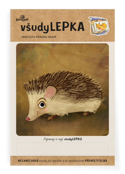 VšudyLEPKA vel. 1 -002 - Ježek