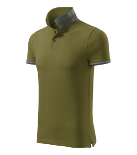 Collar Up polokošile pánská avocado green L