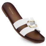 Dámské žabky s ornamentem bílé Sergio Leone SK077H 36