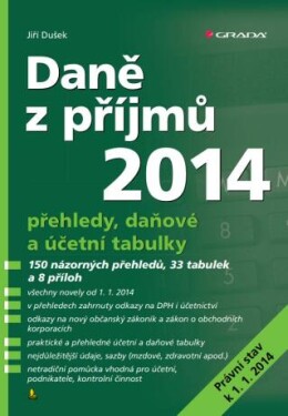 Daně z příjmů 2014 - Jiří Dušek - e-kniha