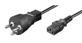 MicroConnect Power Cord DK Typ-K - C13 10m černá / dánská koncovka (PE1204100R)