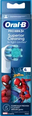 Oral-B EB10S Spiderman - 4ks / Náhradní hlavice (EB10S Spiderman 4 szt.)