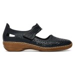 Polobotky Rieker 41399-14 Přírodní kůže (useň) - Lícová