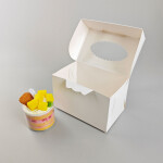 Cake star krabička na 2ks cupcakes nebo dezerty bez vložky 16 x 10 x 10 cm