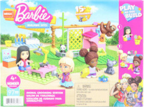 Mega Construx Barbie péče o zvířátka - Mattel Mega Construct