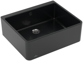 Keramický dřez Villeroy & Boch Farmhouse 60 X, 636001R7, Pure Black 636001R7