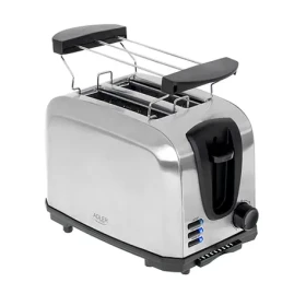 Adler AD 3222 stříbrná / Toaster / 1000W / 2 toasty / STOP REHEAT DEFROST (AD 3222)