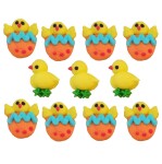 Fagoš Cukrové ozdoby Vajíčka a kuřátka 6g