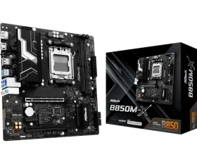 ASRock B850M-X / AMD B850 / DDR5 / SATA III / USB 3.2 / 2.5GLAN / sc.AM5 / mATX (90-MXBR1-A0UAYZ)
