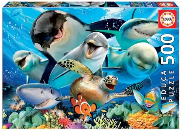 EDUCA Puzzle Podvodní selfie