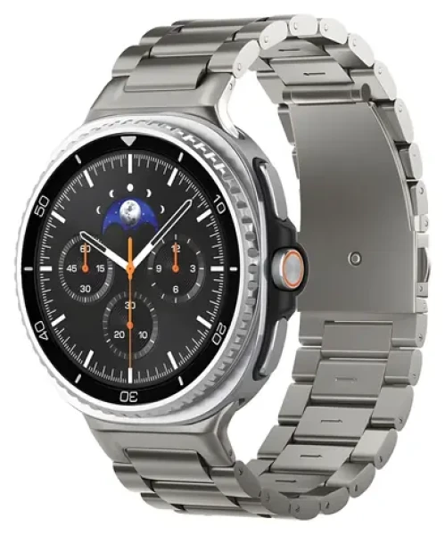 Spigen Modern Fit Titanium přírodně titanová / Řemínek / Samsung Galaxy Watch 8 46mm/44mm/40mm (AMP10122)