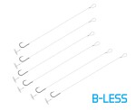 Delphin Návazec FLR Quickstop Barbless Velikost 6 0,22mm 8cm 6ks (101001020)