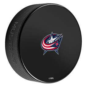 Mustang Puk Columbus Blue Jackets NHL Printed Autograph