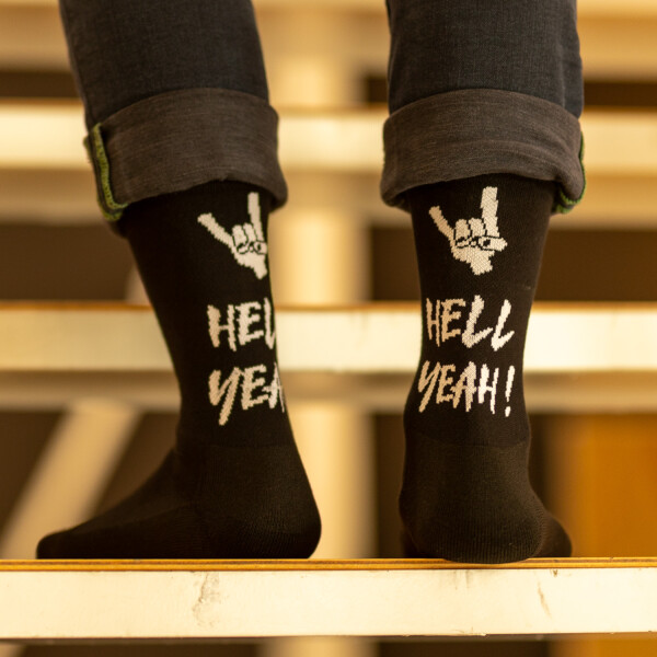 Ponožky Eleven LARA Hell Yeah Velikost: M (39-41)