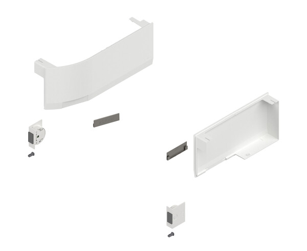 BLUM 23K8000 krytky HK top pro S-D hedvábně bílé (347837)