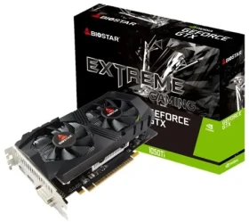 Biostar GeForce GTX 1050 Ti / Grafická karta / 1291-1392 MHz / 4GB GDDR5 / 128-bit / DVI, HDMI, DP (VN1055TF41)