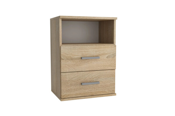 Noční stolek Goda 3 2S Barva korpusu: Dub - sonoma