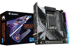 GIGABYTE B760I AORUS PRO B760 LGA 1700 2x DDR4 4x SATA III 8x USB 1x PCIE x16 1x 2.5GLAN 2x M.2 mITX B760I AORUS PRO DDR4