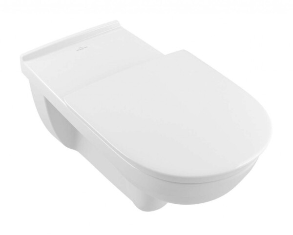 VILLEROY & BOCH - ViCare Závěsné WC bezbariérové, zadní odpad, DirectFlush, CeramicPlus, alpská bílá 4601R0R1