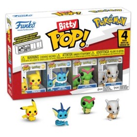 Pokémon minifigurky Bitty POP! Pikachu 4-pack - 2 cm (Série 1)