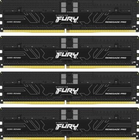 Kingston FURY Renegade Pro Black PnP 128GB (4x32GB) DDR5 4800MHz / CL36 / DIMM / ECC / XMP / 1.1V (KF548R36RBK4-128)