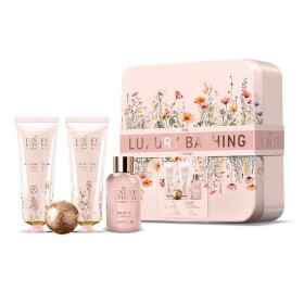 Grace Cole Dárková sada kosmetiky v boxu Peony/Peach/Raspberry, růžová barva, kov