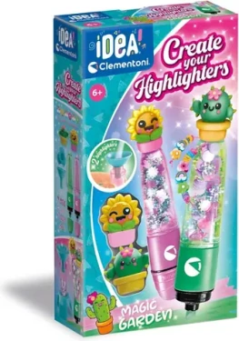 CLEMENTONI IDEA Kreativní sada pro výrobu zvýrazňovačů Garden
