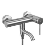 REA - Vanová nástěnná baterie Clif - matná Brush Nickel REA-B6874