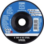 PFERD 62210626 E 100-6 SG STEEL/16,0 brusný kotouč lomený Průměr 100 mm Ø otvoru 16 mm ocel 10 ks