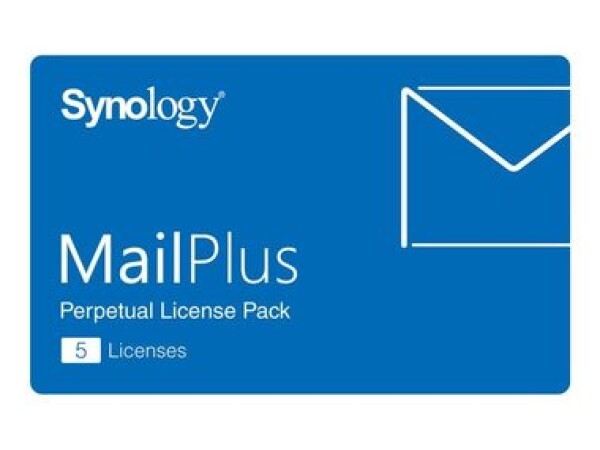 Synology MailPlus 5 Licenses - kartička, lifetime