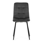 Jídelní židle, šedá, sametová látka, CT-281 GREY4