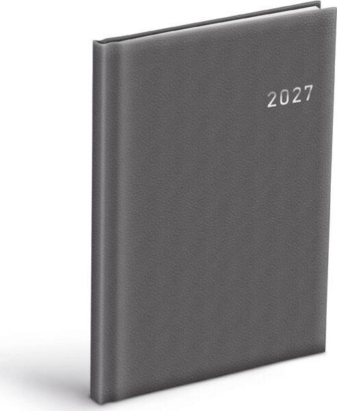 Diář 2027 T805 PVC tmavě šedý