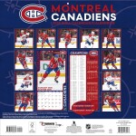JF Turner Kalendář Montreal Canadiens NHL 2025 Wall Calendar