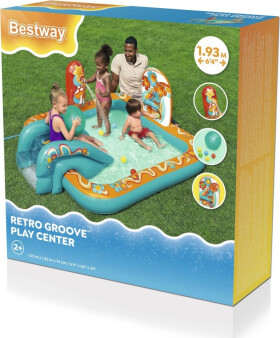 Hrací centrum nafukovací Retro 193 x 152 × 74 cm - Alltoys Bestway
