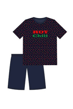 Chlapecké pyžamo Cornette F&Y Boy 146/42 F&Y Hot tmavě modrá