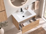 CERANO - Koupelnová skříňka pod umyvadlo Adele - TIP-ON otevírání - dub zlatý Craft - 100x40x44,8 CER-725262