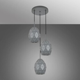 Svítidlo EGANA 6999 Koło Šedá LW3